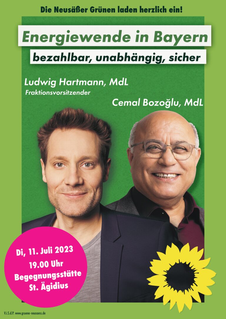 Ludwig Hartmann bei den Grünen in Neusäß