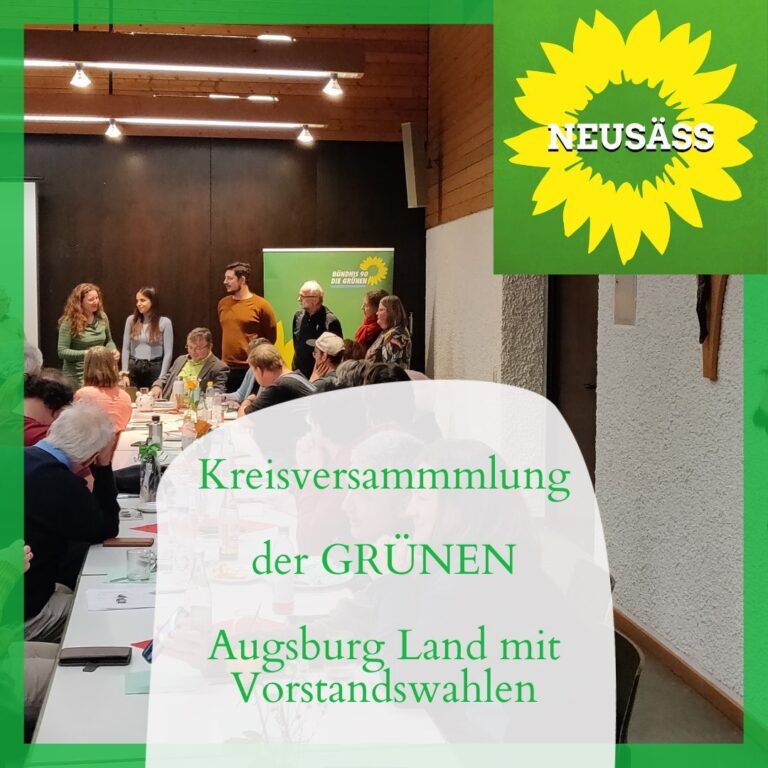 Vorstandswahlen Grüne Augsburg Land